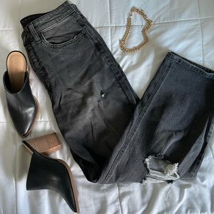 Wild fable wide leg distressed jean size 10